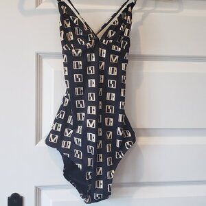 NWT: Madewell Swim Tank with Block Lettering Size 0